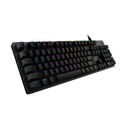 Logitech G512 RGB Mechanical Gaming Keyboard, GX Blue, USB Passthrough