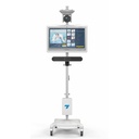 Capsa Healthcare - S-Series Cart (T2500-T) - Roll Stand - Fixed Height - Tall Straight Column - No Mount