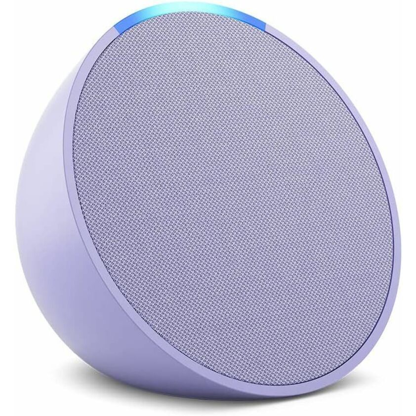 Amazon Echo Pop Bluetooth Smart Speaker - Alexa Supported - Lavender Bloom