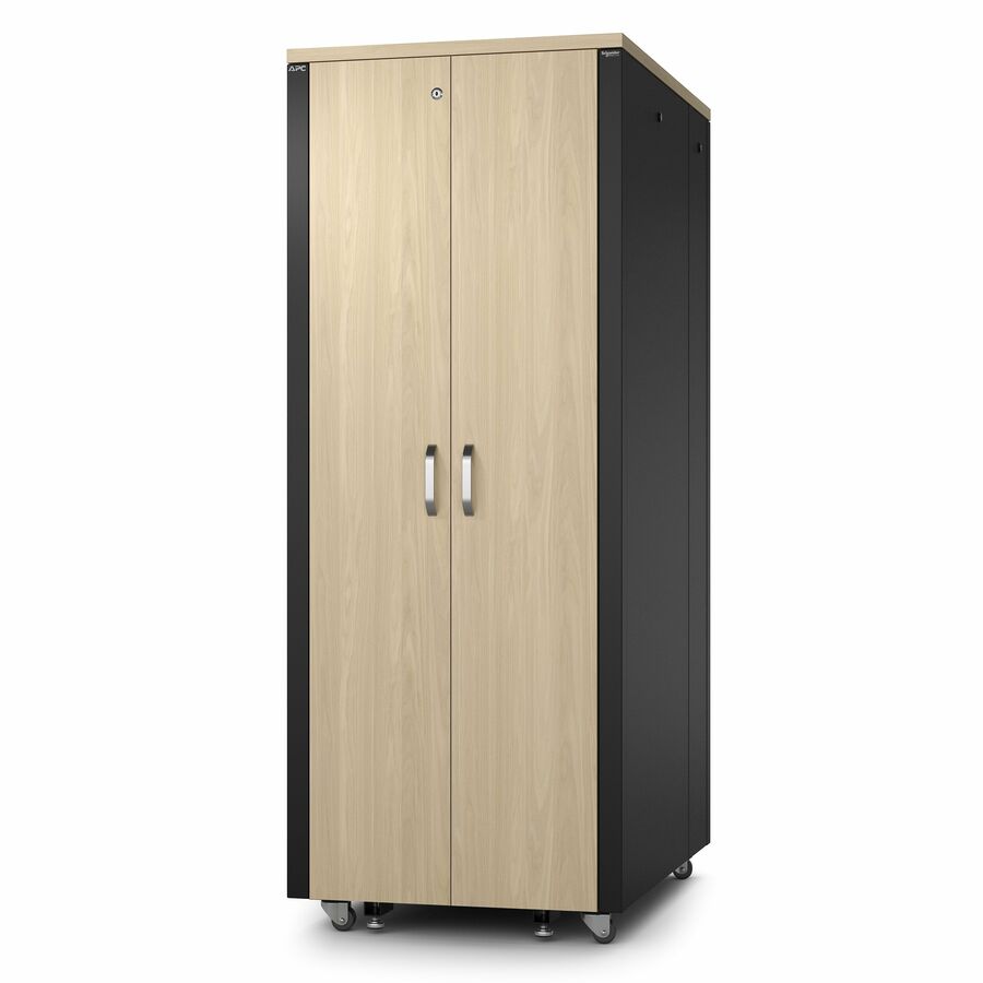 APC NetShelter Soundproof, 38U, Server Rack Enclosure, 120V, Maple