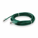 AddOn 30ft Green CAT 6 Plenum-Rated Ethernet Cable Snagless Bubble Boot RJ-45 M/M