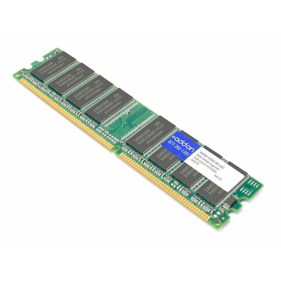 AddOn Cisco MEM-4300-8G Compatible Factory Original 8GB DRAM