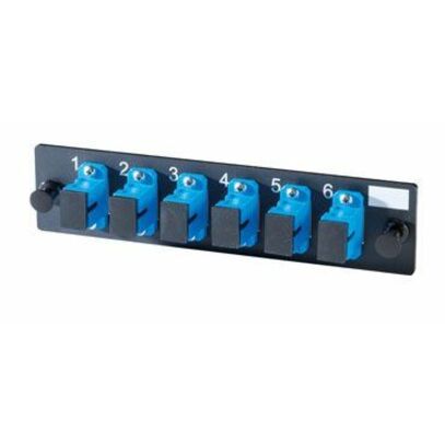 Ortronics Q-Series OFP Adapter Panel 6-SC Simplex single mode