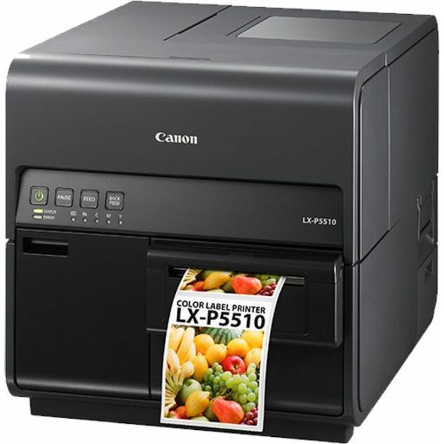 Canon LX-P5510 Warehouse, Transportation & Logistic, Manufacturing, Food & Beverage, Chemical, Retail, Pharmacy, Grocery Store, Packaging Label Inkjet Printer - Color - Label Print - Fast Ethernet - USB - Serial