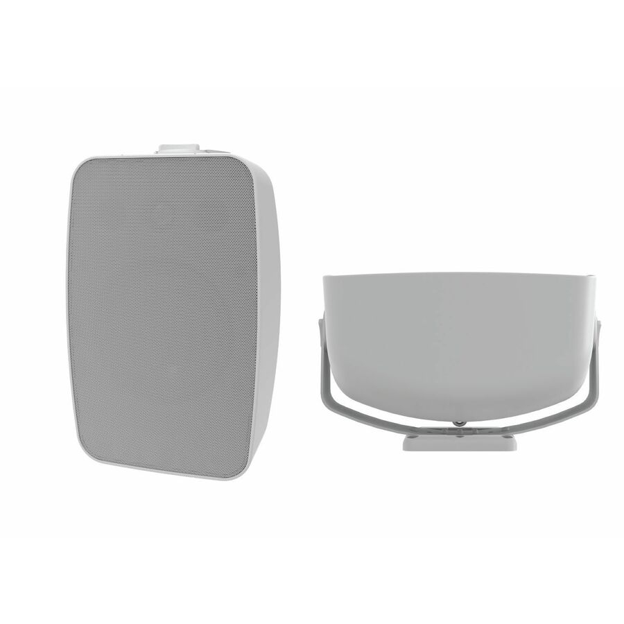 Crestron Saros SMT6T-AW-W-T-EACH 2-way Indoor/Outdoor Surface Mount Speaker - 110 W RMS - White Textured