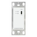 Crestron DM Lite 4K60 4:4:4 Transmitter for USB-C DisplayPort Signal Extension over CATx Cable, Wall Plate, White