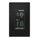 Crestron DM® Essentials 4K60 4:4:4 Transmitter for HDMI®, RS-232, and IR Signal Extension over CATx Cable, Wall Plate, Black