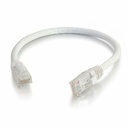 Quiktron Q-Series Patch Cords, CAT6, booted, White, 14 FT