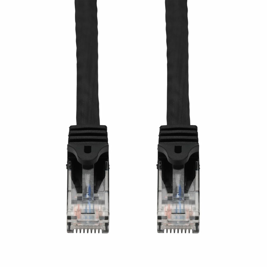 AddOn 14ft Black CAT 6A PVC Ethernet Cable Snagless Easy Boot RJ-45 M/M