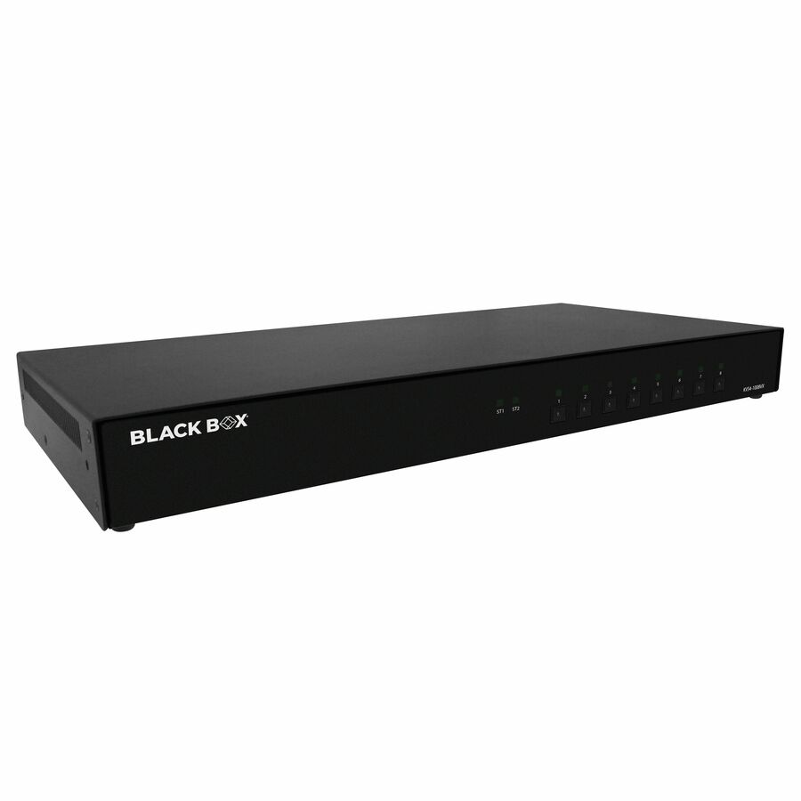 Black Box KVM Switch, NIAP 4.0 Certified - 8-Port, Single-Monitor, DisplayPort, CAC