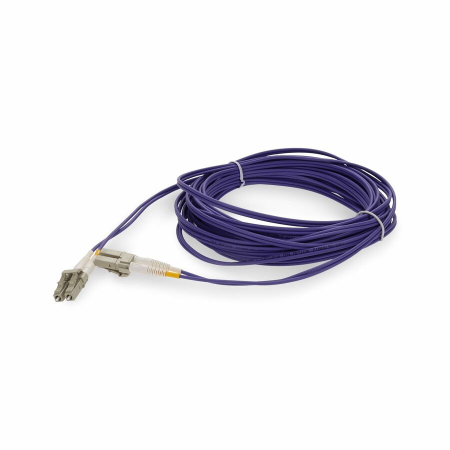 Proline 2m LC to LC Purple OM4 Duplex OFNP (Plenum-Rated) TAA Fiber Patch Cable