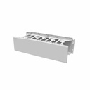 C2G 3RU Single-Sided Horizontal Cable Manager - White