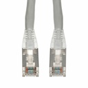 AddOn 3ft Gray CAT 6 Shielded PVC Ethernet Cable Snagless Easy Clear Boot TAA RJ-45 M/M