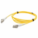 AddOn 8m LC to LC Yellow OM1 Duplex OFNR (Riser-Rated) TAA MMF Fiber Patch Cable