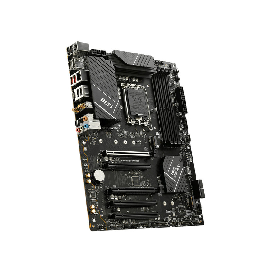 MSI PRO B760-P WIFI Gaming Desktop Motherboard - Intel B760 Chipset - Socket LGA-1700 - ATX