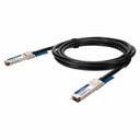 AddOn MSA and TAA 40GBase-CU QSFP+ to QSFP+ Direct Attach Cable (Passive Twinax, 4m, Infiniband FDR10, 26AWG, LSZH)