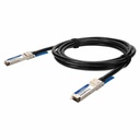 AddOn Cisco® Compatible TAA 40GBase-CU QSFP+ to QSFP+ Direct Attach Cable (Passive Twinax, 0.5m, Infiniband FDR10, 30AWG, LSZH)