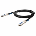 AddOn Arista Networks® Compatible TAA 40GBase-CU QSFP+ to QSFP+ Direct Attach Cable (Passive Twinax, 0.5m, Infiniband FDR10, 30AWG, LSZH)