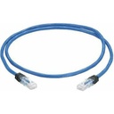 Panduit Zone Cord, Cat 6 UTP Solid Plenum Blue Cable, Plug to Plug, 30 Feet