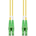 AddOn 5m ALC to ALC Yellow OS2 Duplex LSZH SMF Fiber Patch Cable