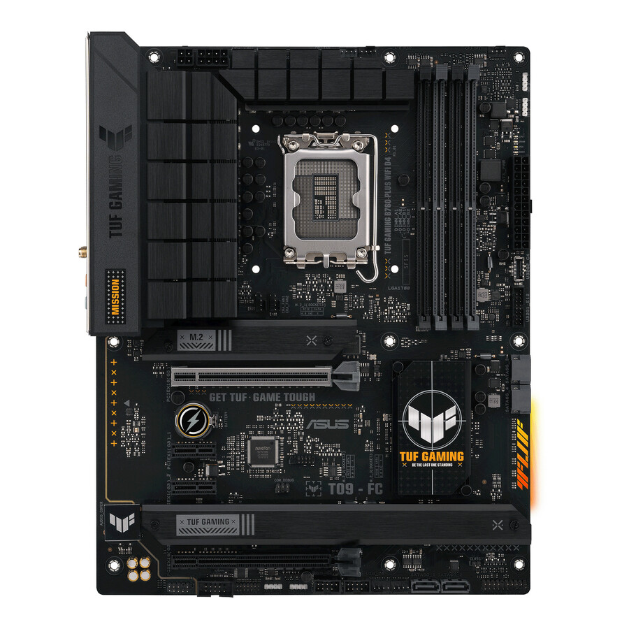 TUF B760-PLUS WIFI D4 Gaming Desktop Motherboard - Intel B760 Chipset - Socket LGA-1700 - ATX