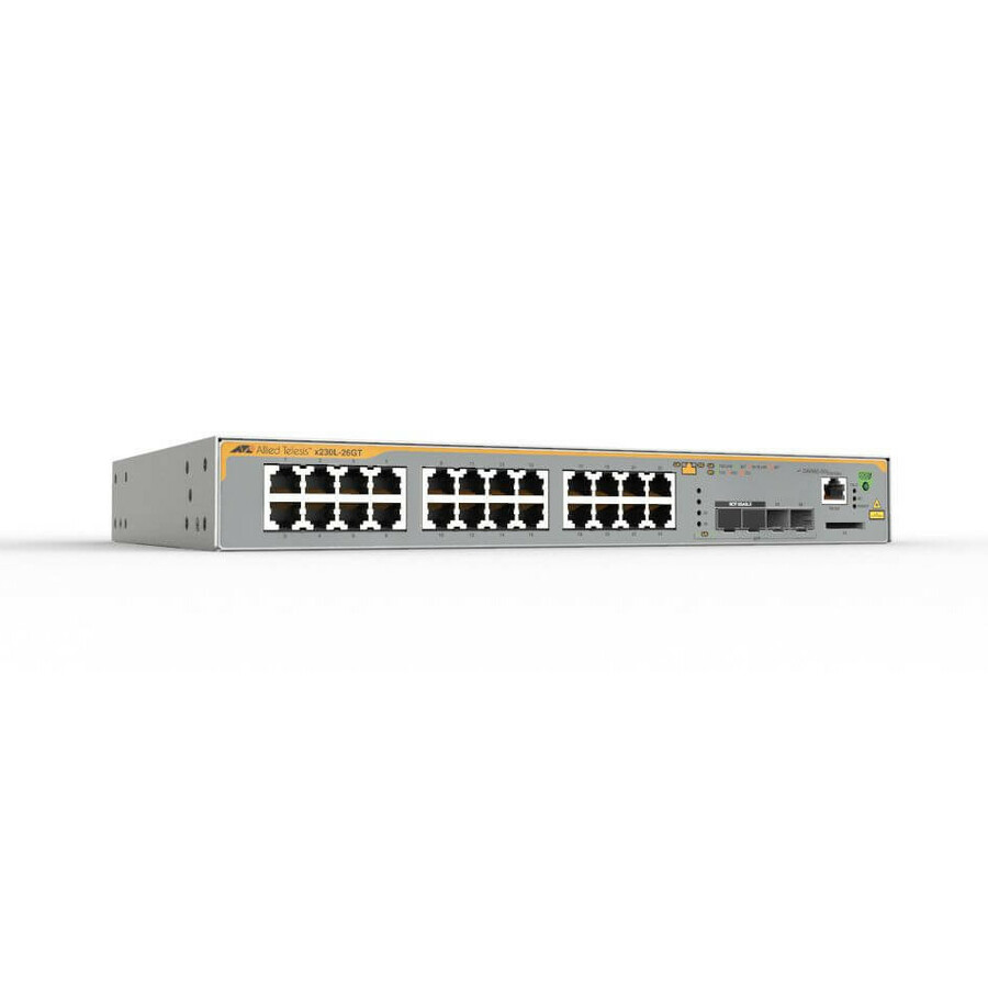 Allied Telesis L3 Switch with 24 x 10/100/1000T Ports and 2 x 100/1000X SFP Ports