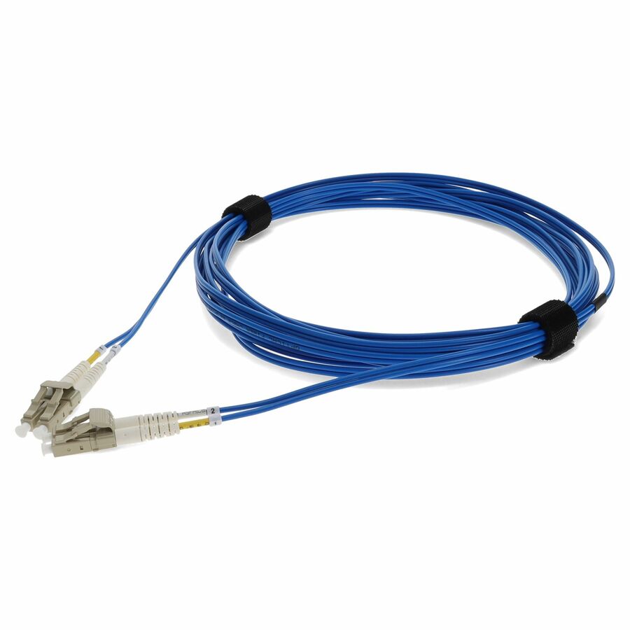 AddOn 3m LC to LC Blue OM1 Duplex OFNR (Riser-Rated) MMF Fiber Patch Cable