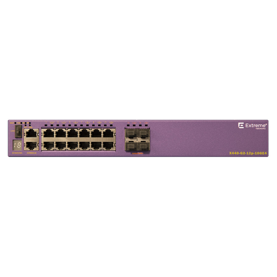Extreme Networks X440-G2-12p-10GE4 Ethernet Switch