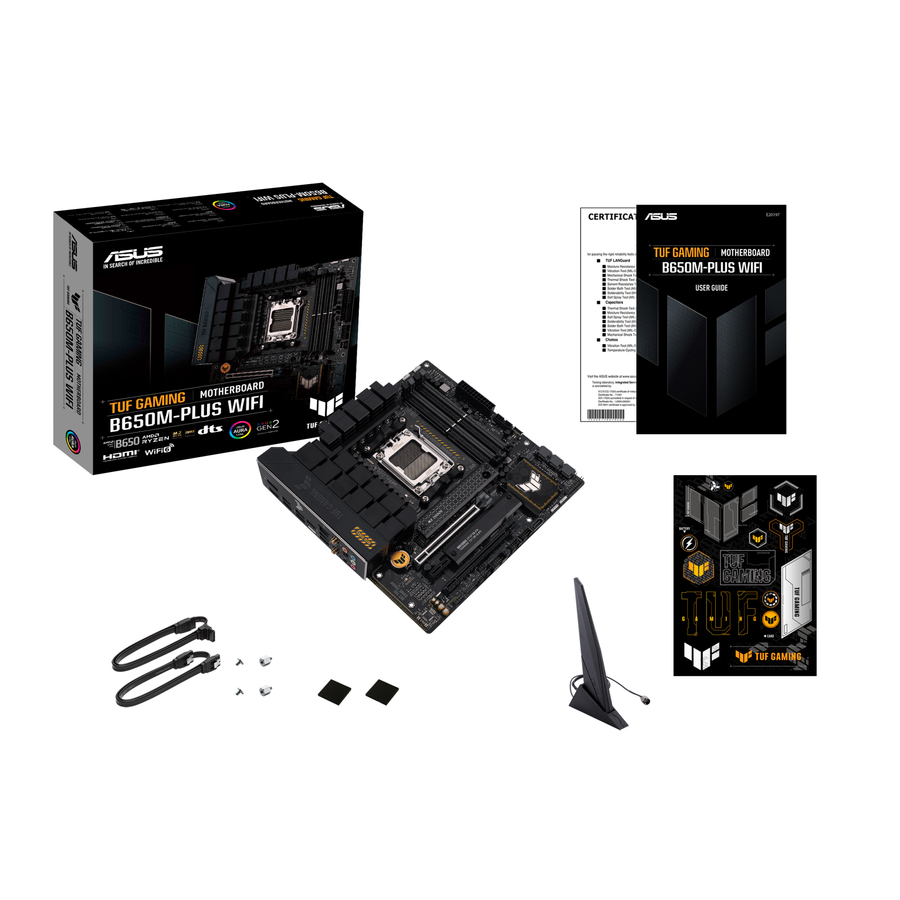 TUF GAMING B650M-PLUS WIFI Gaming Desktop Motherboard - AMD B650 Chipset - Socket AM5 - Micro ATX