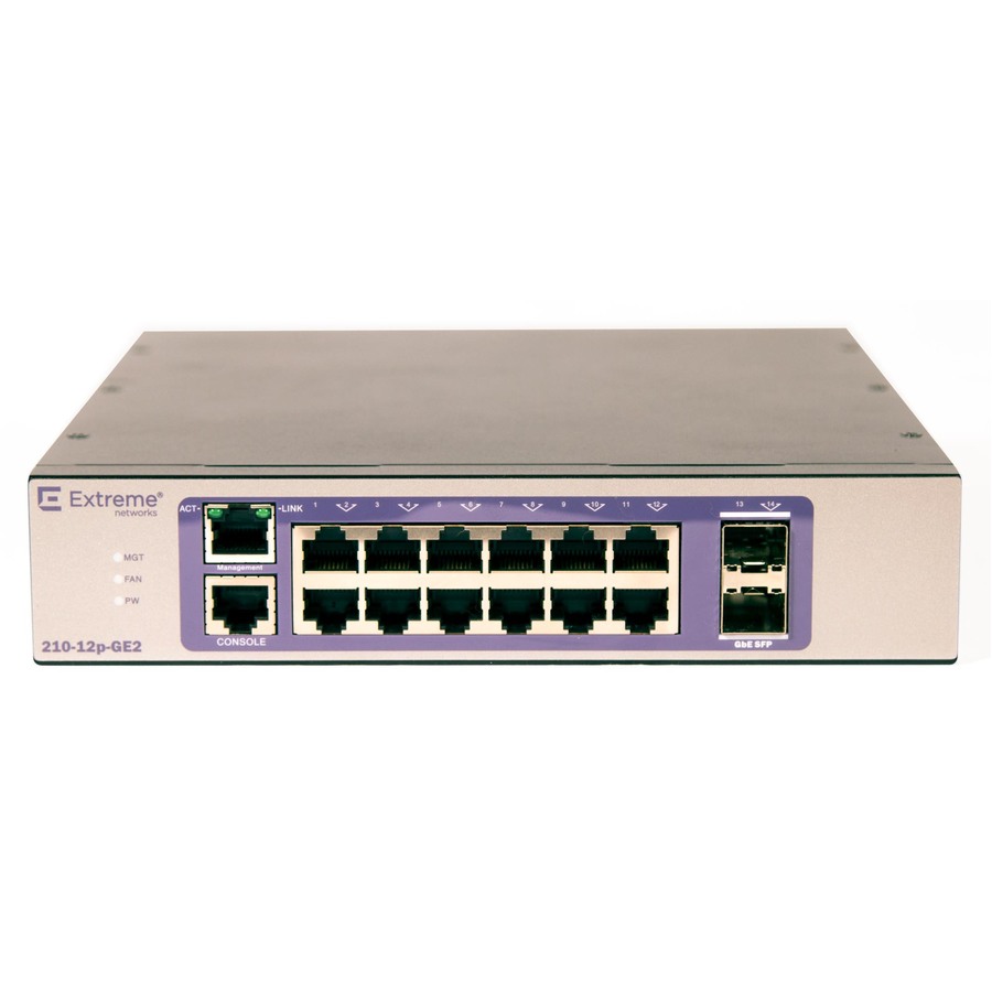 Extreme Networks 210-12p-GE2 Ethernet Switch