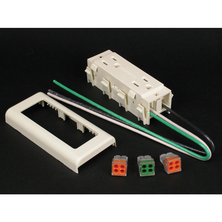 Wiremold 2400 15A Duplex Receptacle Fitting
