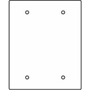 Wiremold RFB119-2SB Faceplate