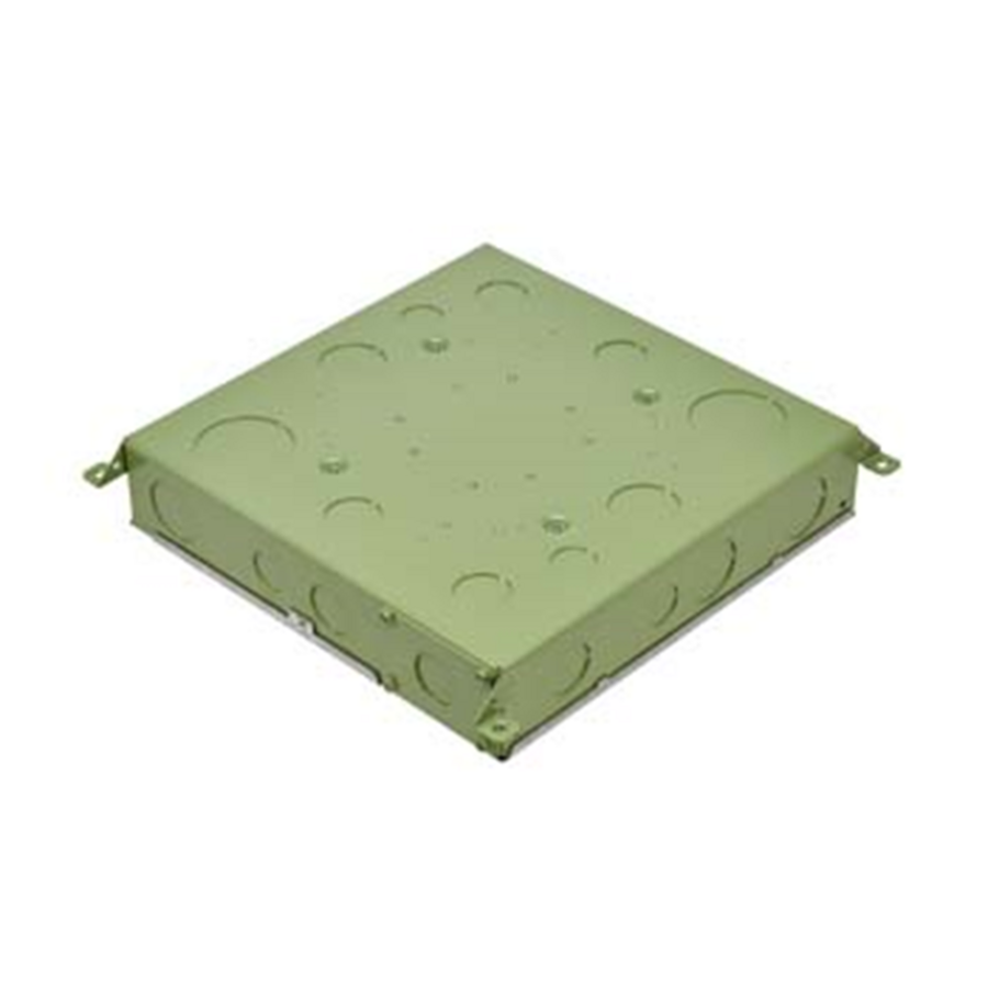 Wiremold RFB4E-OG Series Four-Compartment On-Grade Box