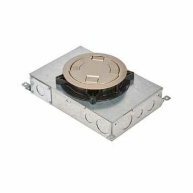 Wiremold RFB2E Two Compartment Recessed Floor Box