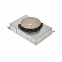 Wiremold RFB2E Two Compartment Recessed Floor Box