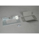 Wiremold RFB2GFI Mounting Plate for Receptacle, Audio/Video Device, Communication Module, Floor Box - Gray