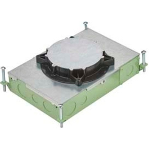 Wiremold RFB2E-OG Series Two Compartment Recessed On-Grade Floor Box