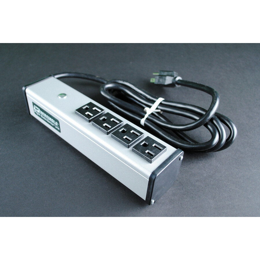 Wiremold Plug-in Outlet Center 4-Outlet Power Strip
