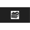 Wiremold Furniture Power 2-Outlet with USB-A Unit- Black