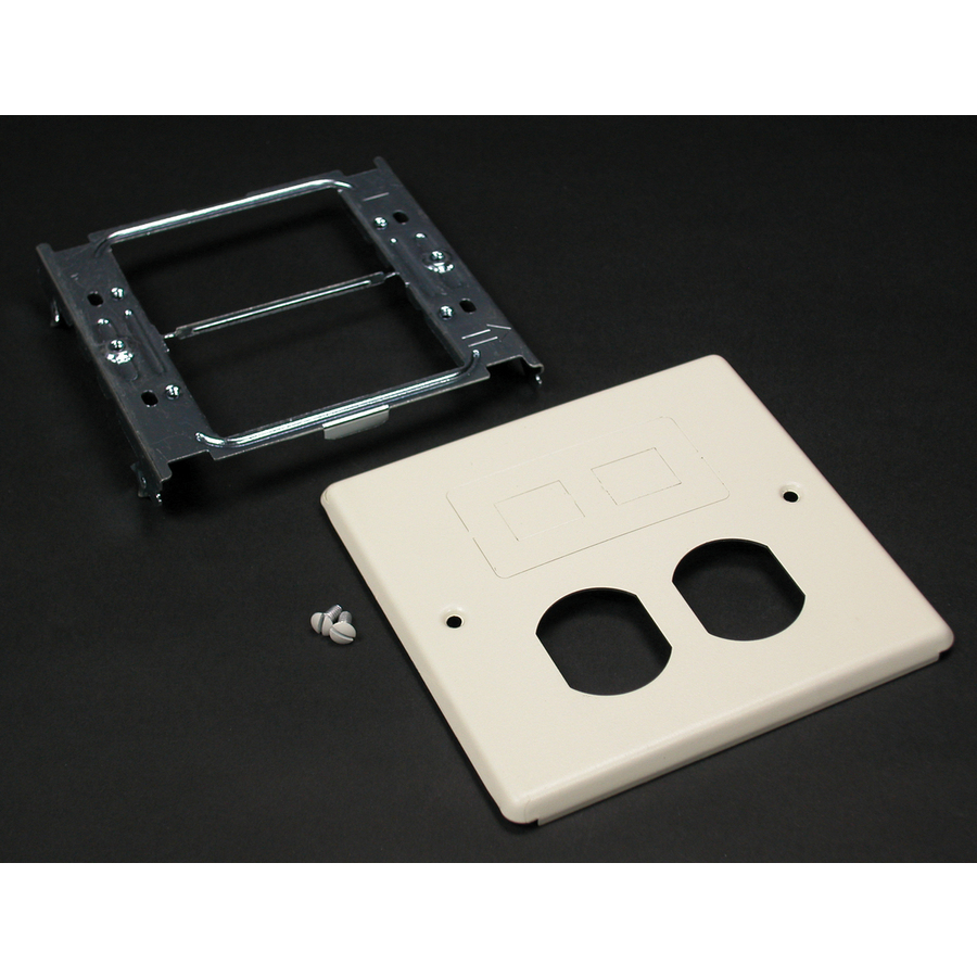 Wiremold 4047 Two �gang Cover Duplex and Modular Furniture Fitting
