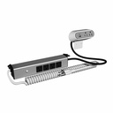 Wiremold Sit/Stand Desk Power Module with 2 Surface Outlets and 4 Below Surface Outlets - White