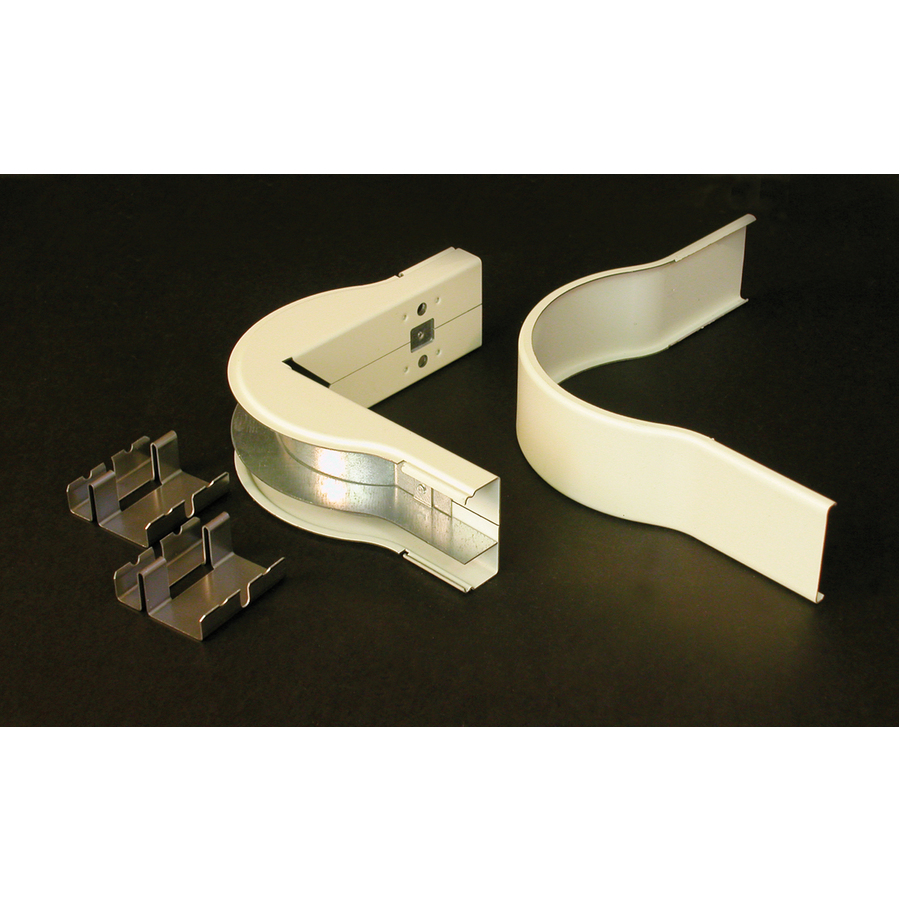 Wiremold 2400D Radiused Divided Externel Elbow Fitting