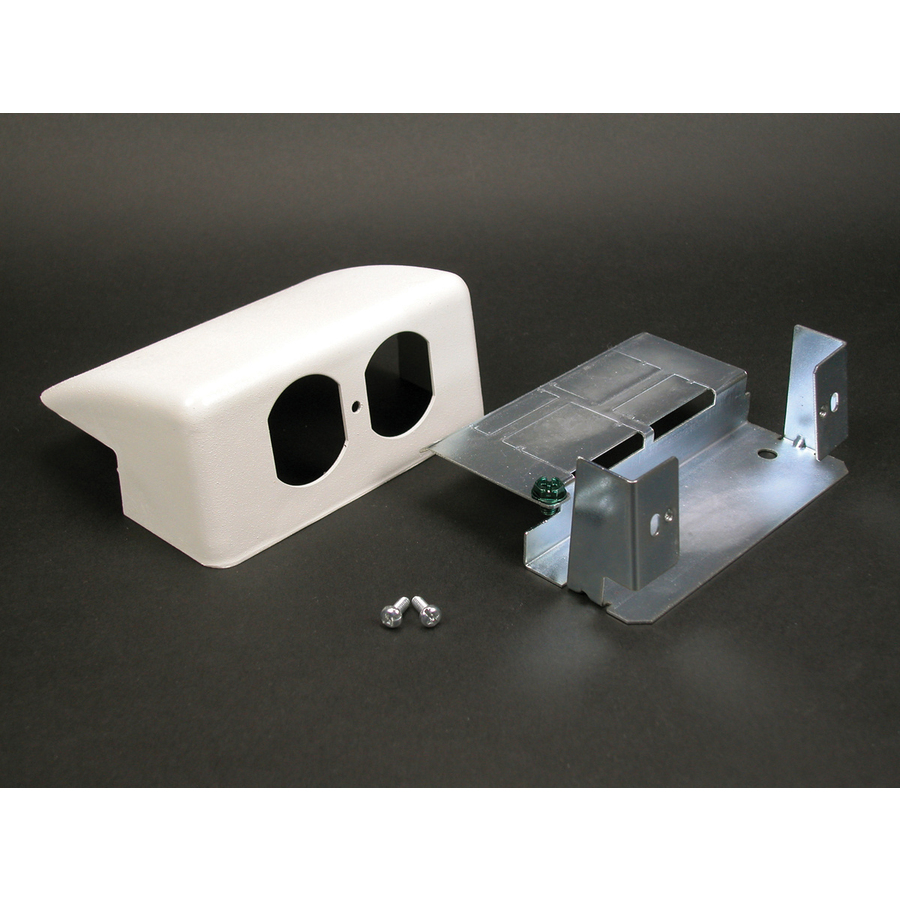 Legrand Wiremold Mounting Bracket for Cable Raceway, Receptacle, Gang Box - Ivory