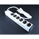 Wiremold Plug-In Outlet Center 6-Outlet Power Strip