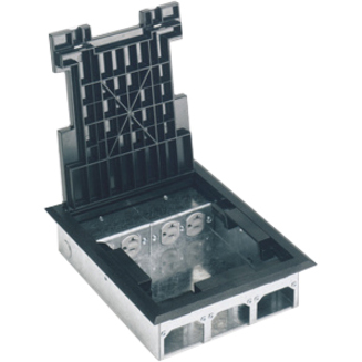 Wiremold SAF21/2-KC Mounting Box - Black, Metallic