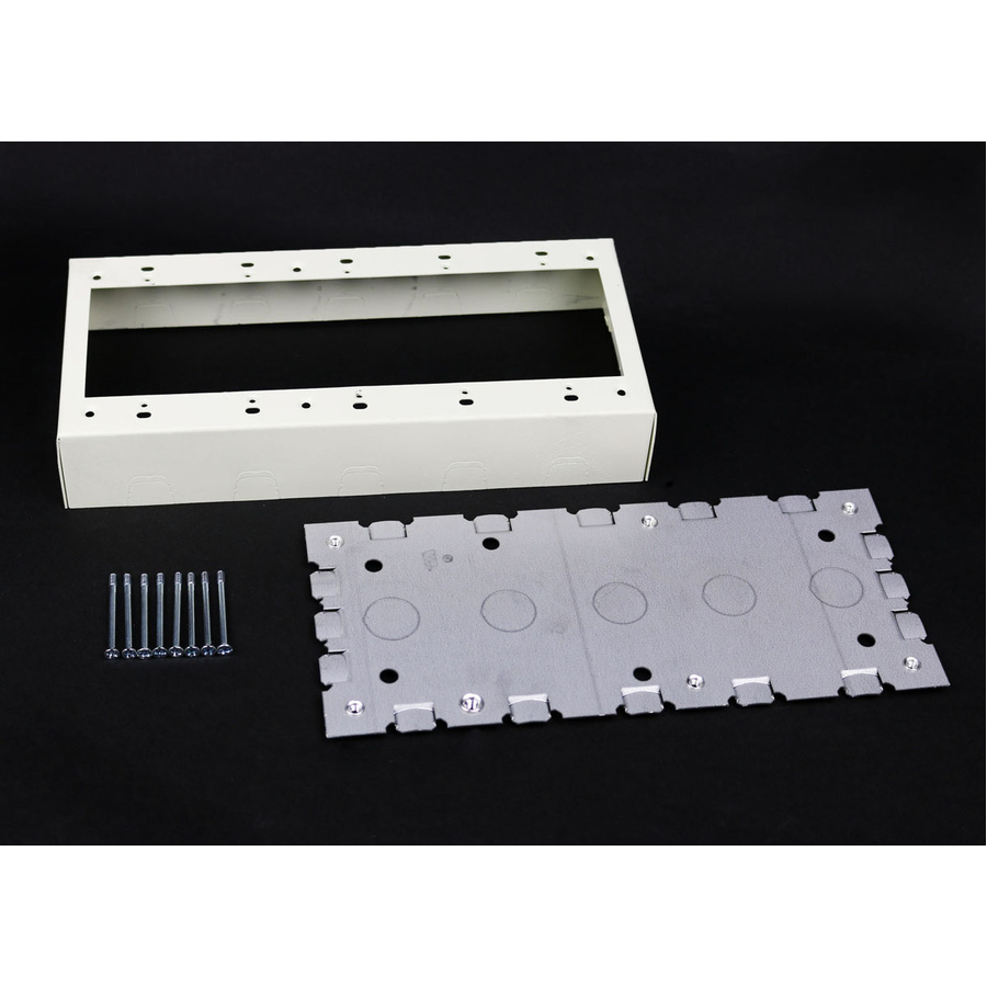 Wiremold 500/700 Five-Gang Switch and Receptacle Box Fitting
