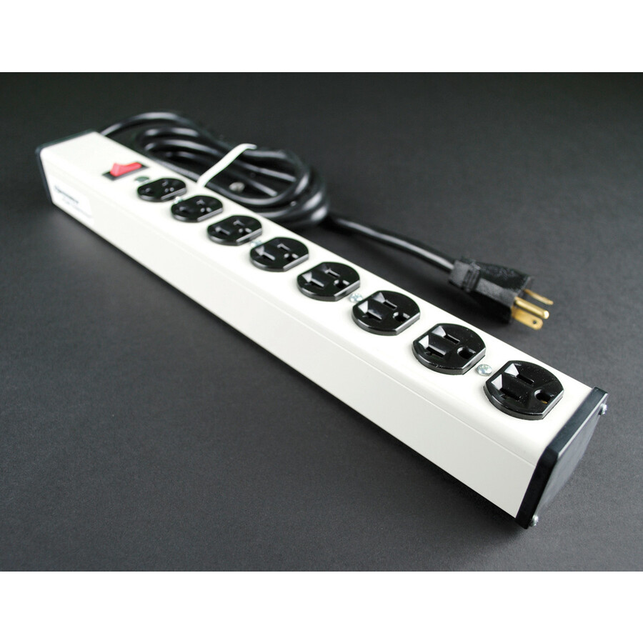 Wiremold Plug-In Outlet Center 8-Outlet Power Strip
