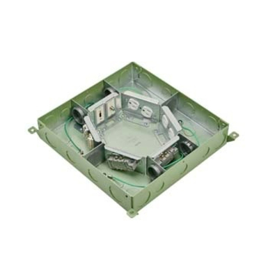 Wiremold Resource RFBE Series Six Gang On-Grade Floor Box