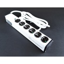 Wiremold Plug-In Outlet Center 6-Outlet Power Strip