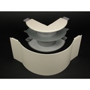 Wiremold 4000 Radiused Full Capacity External Elbow Ffitting